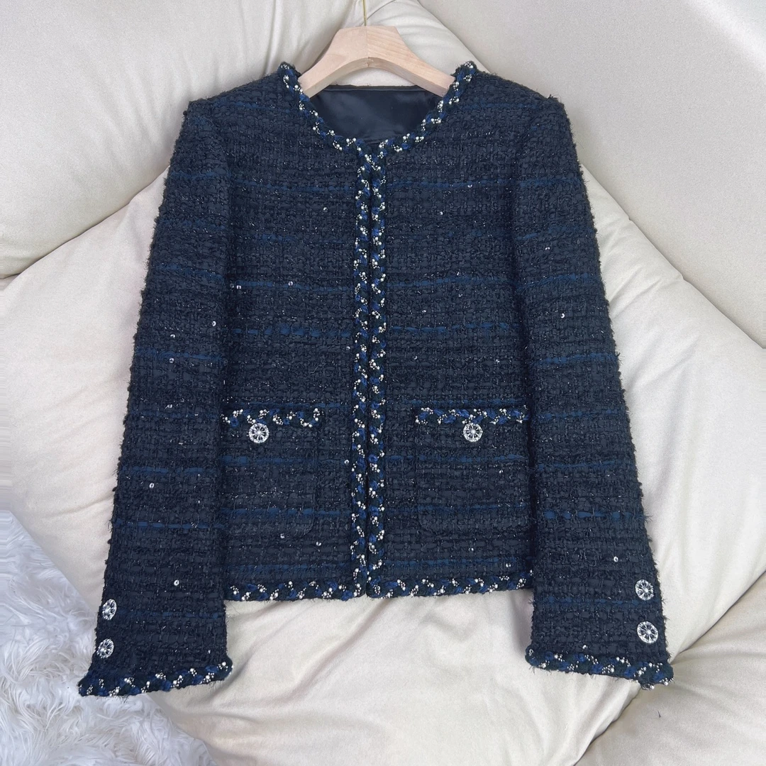 【大黑蓝】手工定制小香风外套 70346