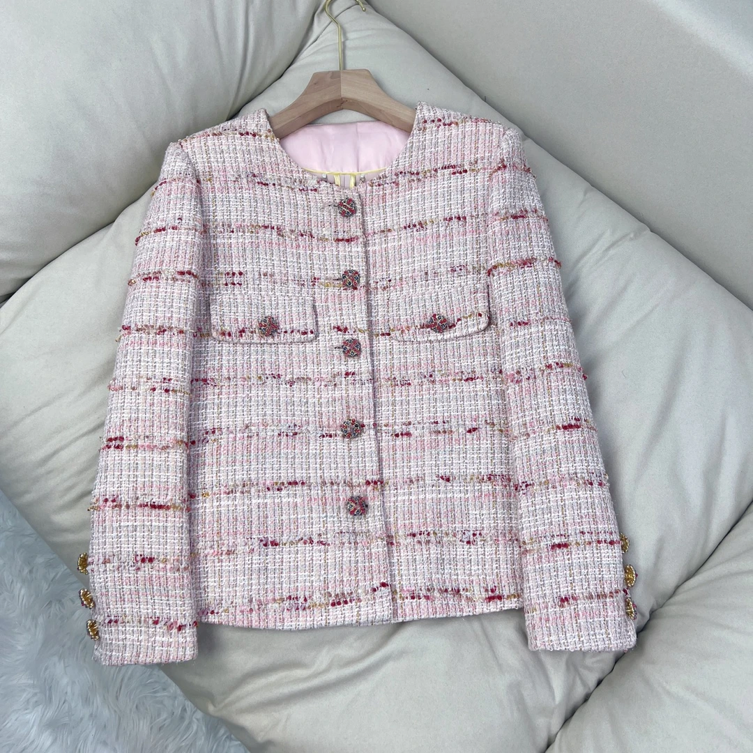 【小樱桃】粗花呢编织时尚上衣 10248