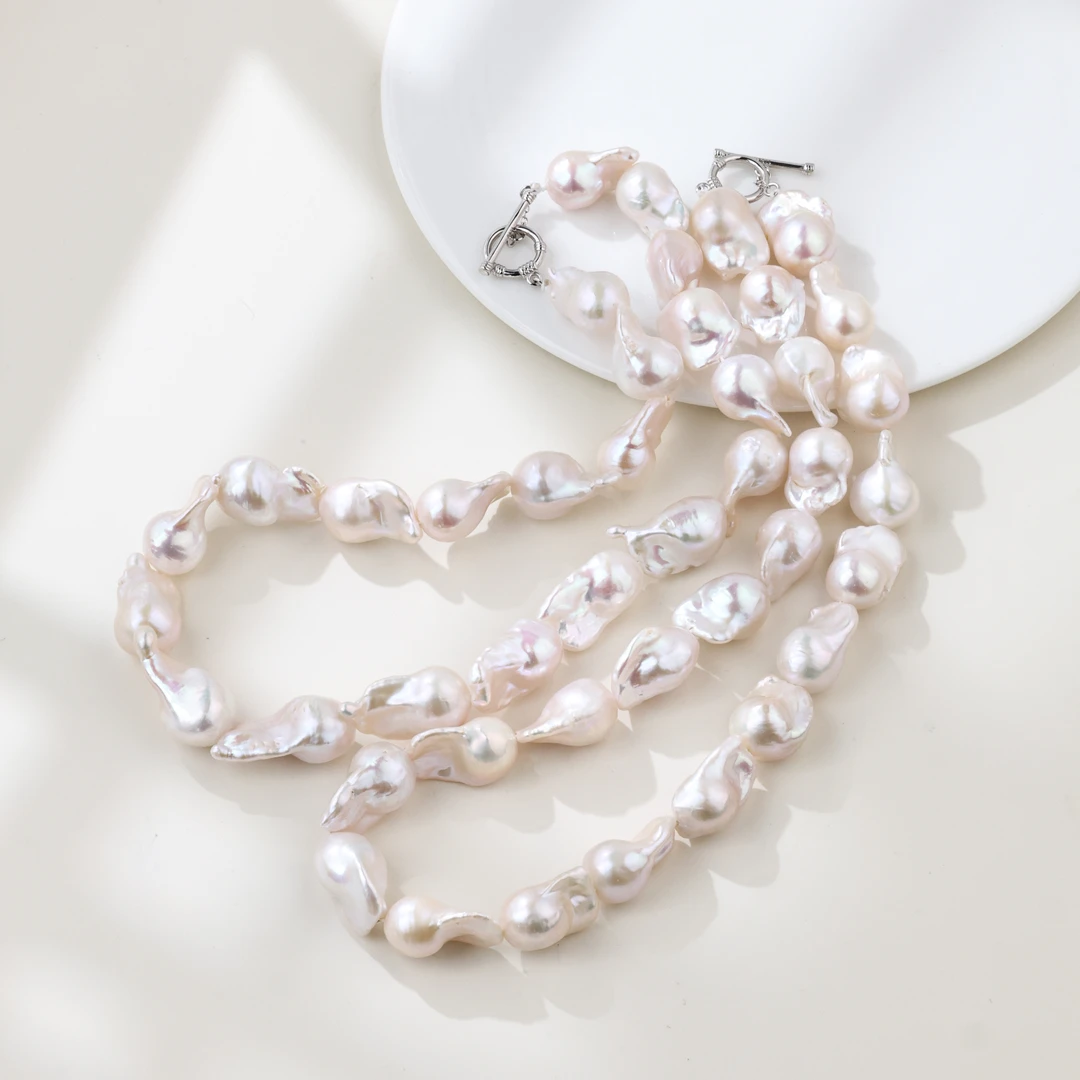 【举石臻选】TA1110-523-47珍珠项链（一件/多样性发/约10*15mm）H