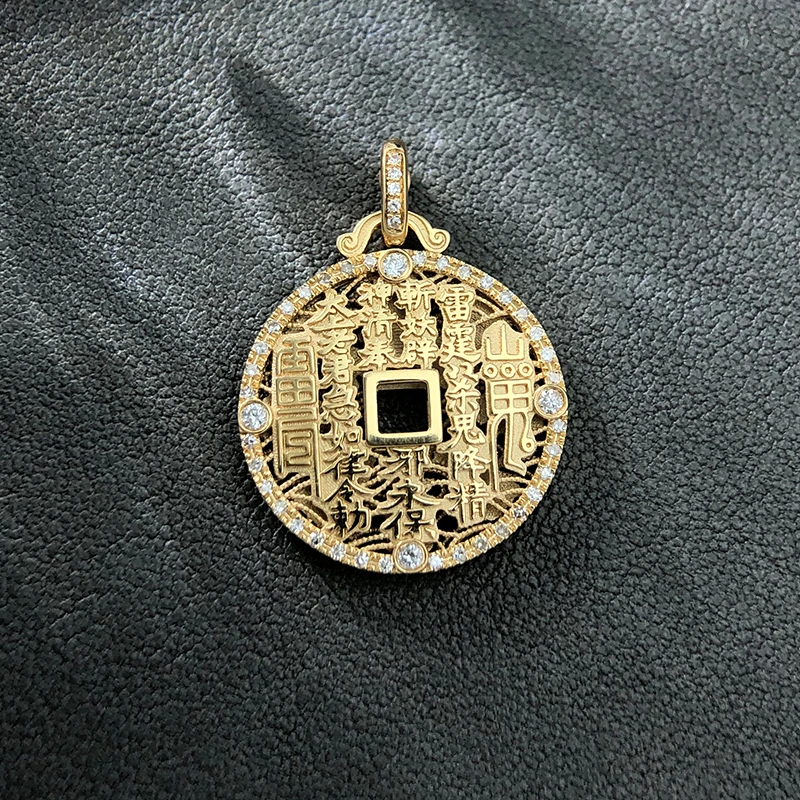 【举石臻选】TA07-1620-251钻石吊坠18k（一件/大版/约17.5*3mm）H*