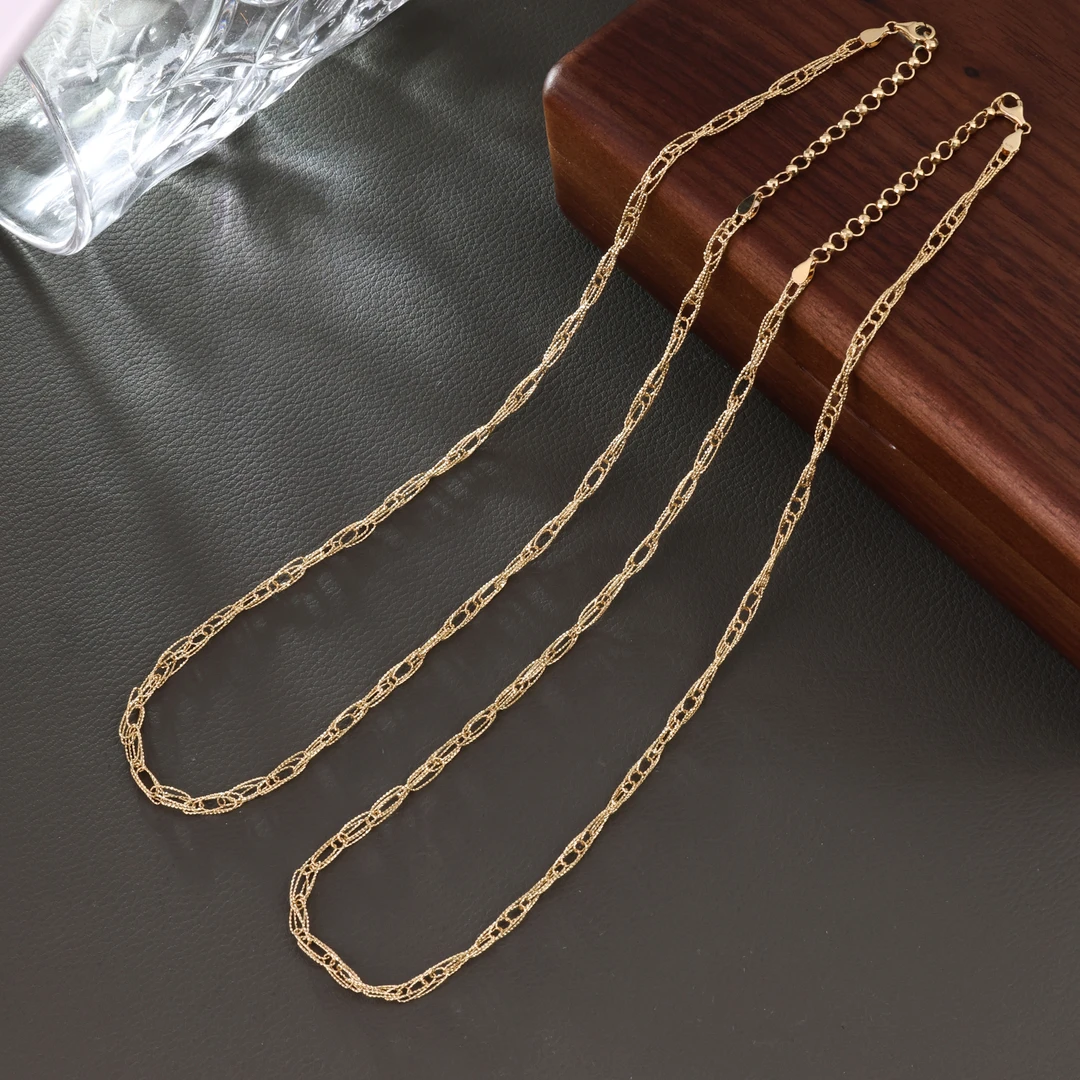 【举石臻选】TA07-1881-023个性项链18k（一件/长约45cm）E