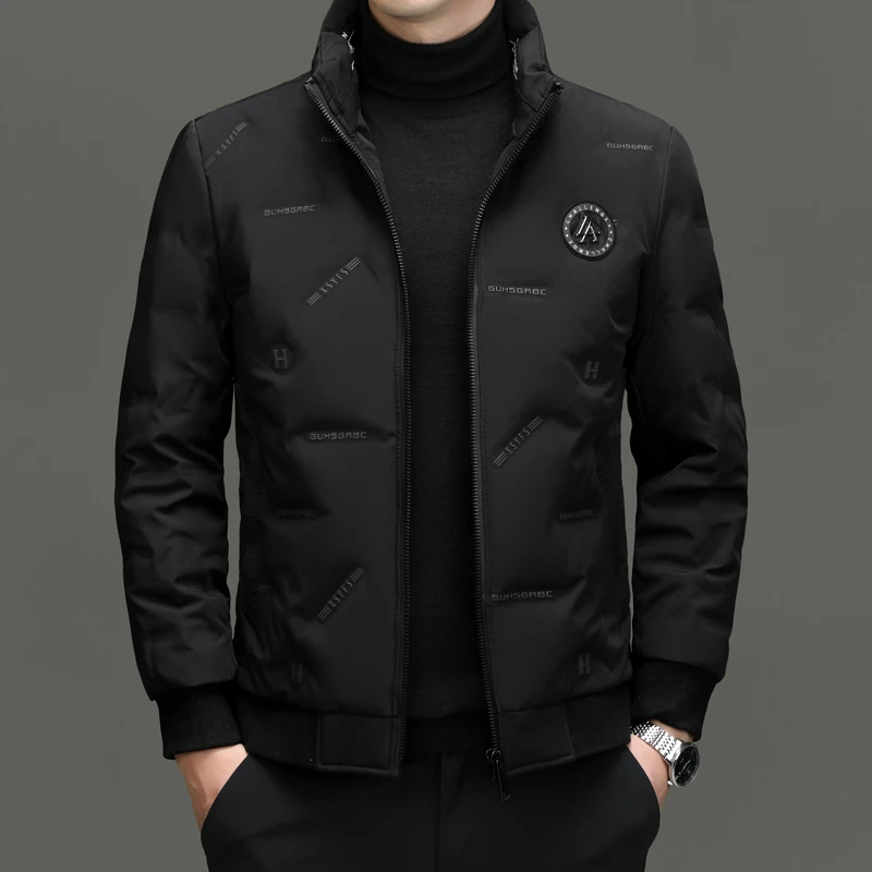 皮尔卡丹专柜2024新款秋冬季男士新国标时尚羽绒服休闲保暖小外套