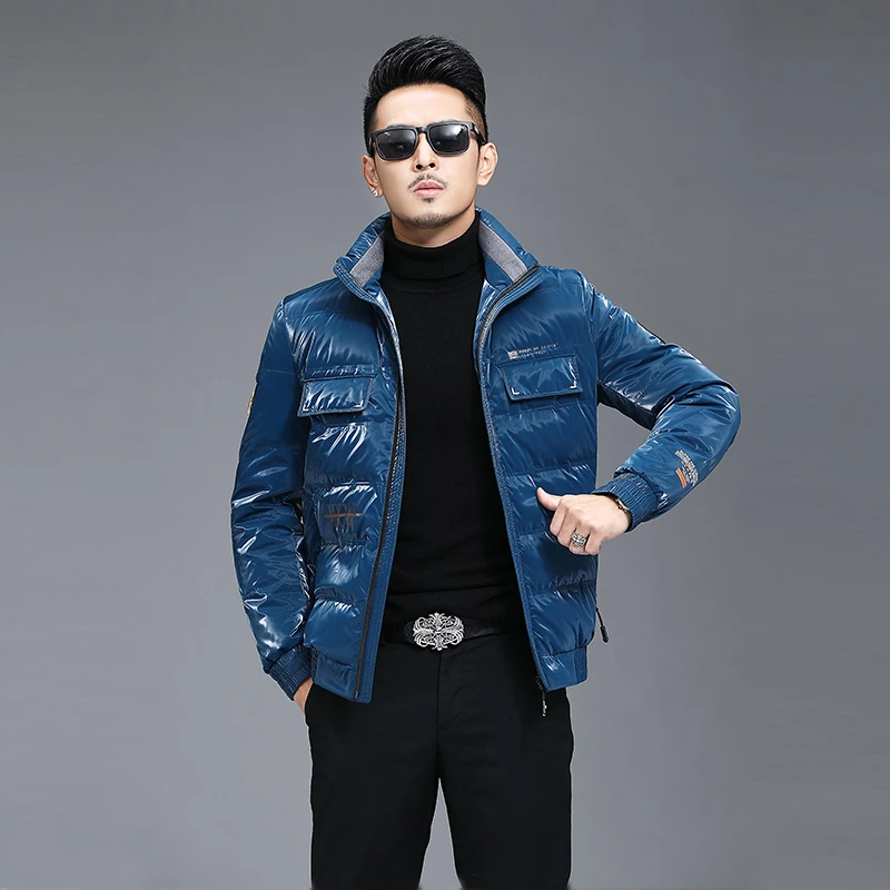 皮尔卡丹专柜2024新款秋冬季男士新国标时尚羽绒服休闲保暖外套