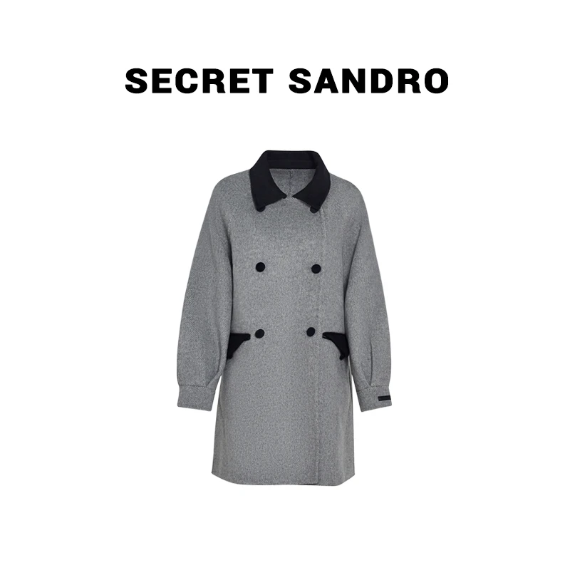 【新款赫本】【多娜&Secret Sandro粉丝专享】毛呢大衣 V84200173N