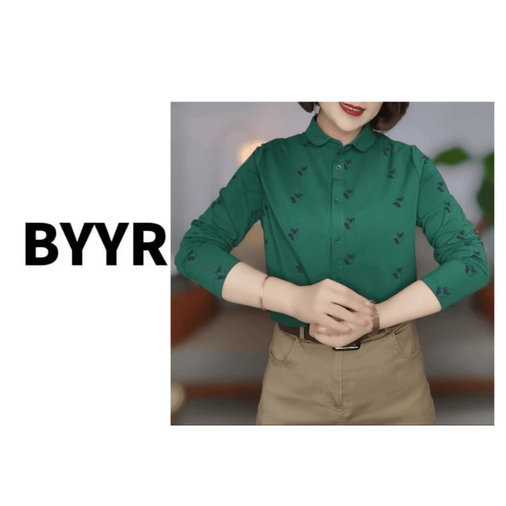 伴月伊人娃娃领减龄衬衣（宠粉款9205）X