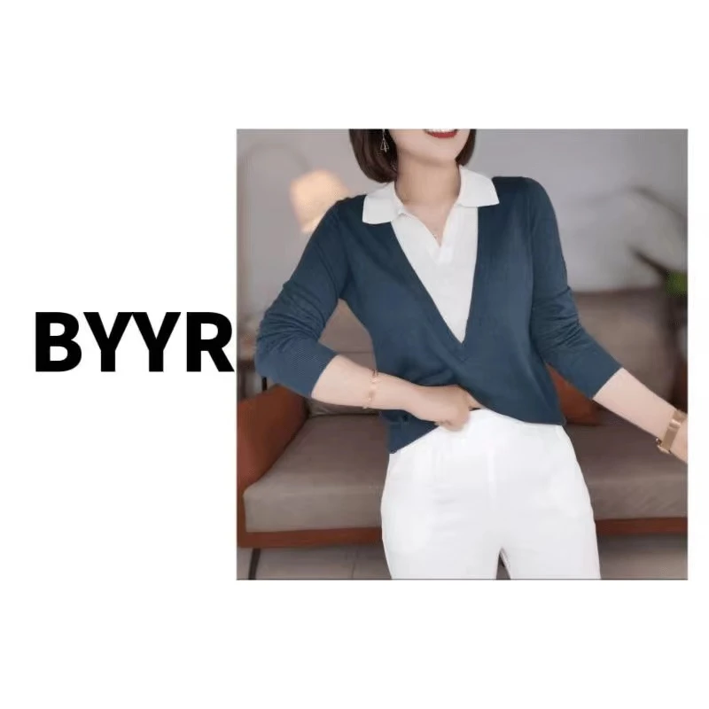 伴月伊人细羊毛翻领显瘦打底衫