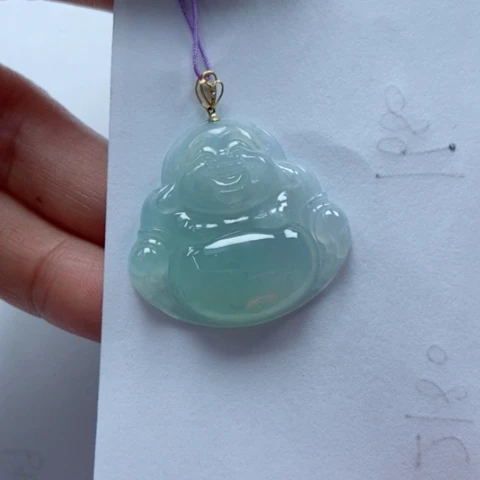 翡翠颈饰未镶嵌天然
