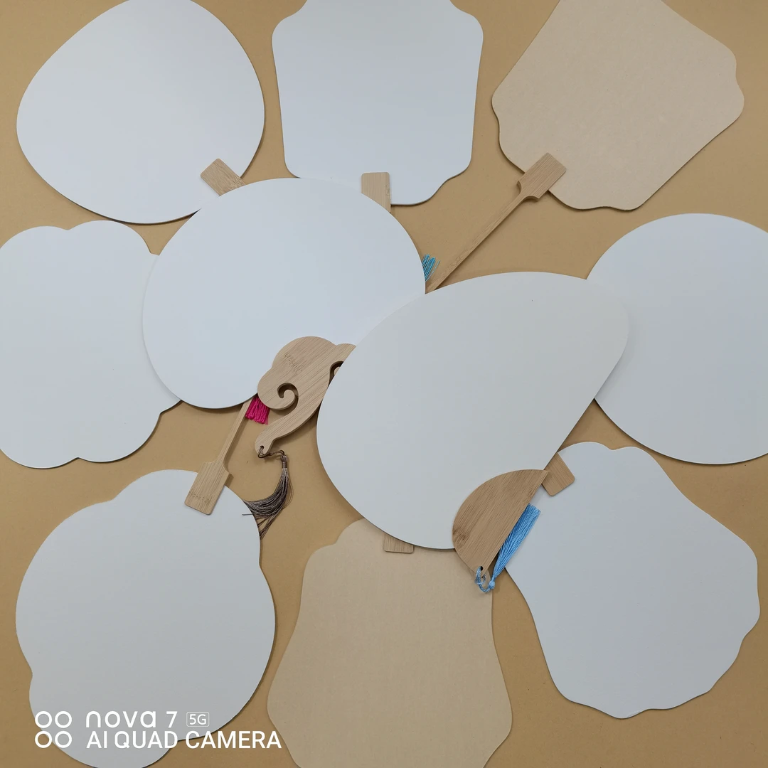 S【55】精品  宣纸  团扇（不变形随机发货）