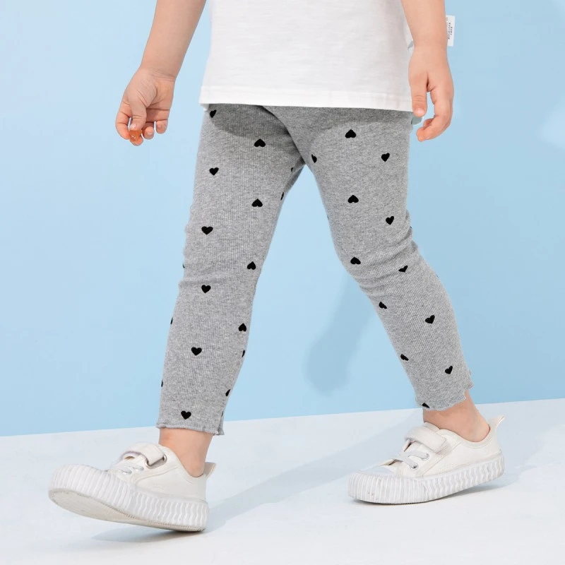 杰里贝比女童高弹百搭打底裤女宝春秋装休闲裤儿童薄款 JD91030H