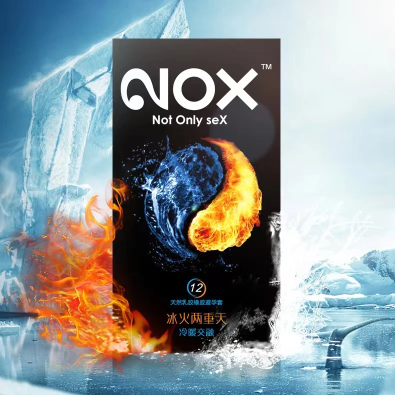 NOX/诺丝进口超薄安全套套装冰火热感男用持久天然胶乳橡胶避孕套