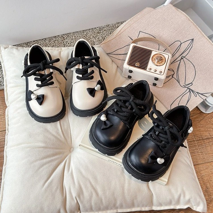 女童皮鞋25春季儿童时尚公主鞋女孩软底乐福鞋百搭玛丽珍单鞋653