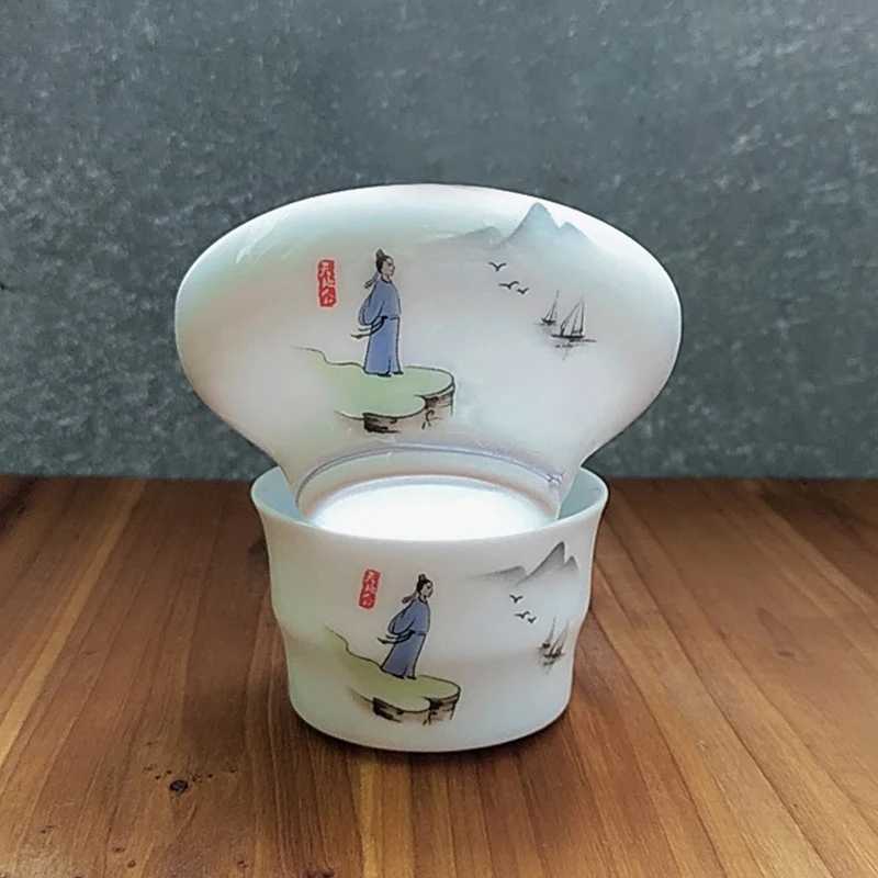 功夫茶具茶道配件特价隔茶叶超细网布茶漏茶渣网茶滤网茶叶过滤网