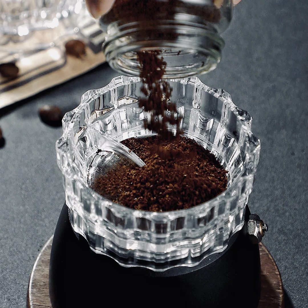 一条便携摩卡壶布粉器防飞粉双阀2杯份通用接粉环