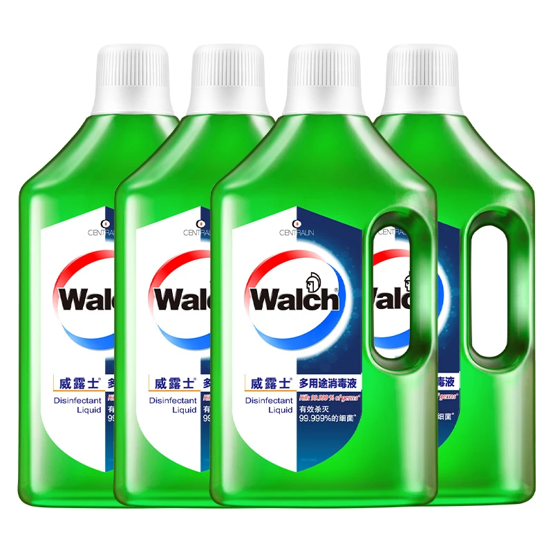 威露士多用途消毒液 家用套装消毒水除菌除螨 1L*4家庭