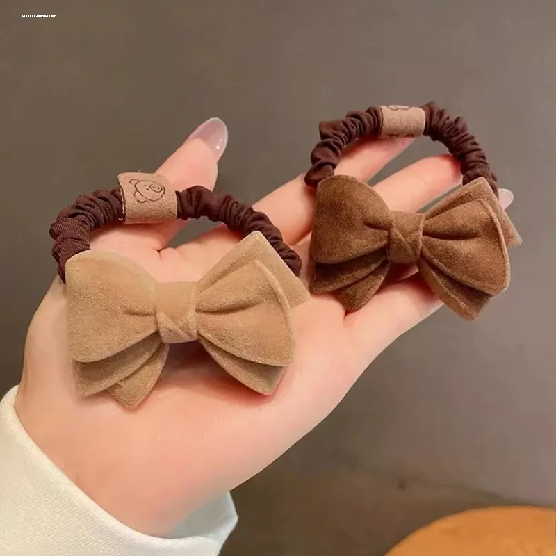 感蝴蝶结小肠发圈女扎头发发绳高弹力丸子头橡皮筋头绳发饰
