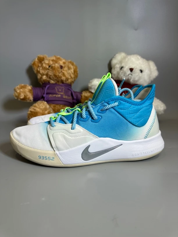 44.5码 98新 耐克Nike PG3 鱼饵 保罗乔治蓝色渐变 公价2399