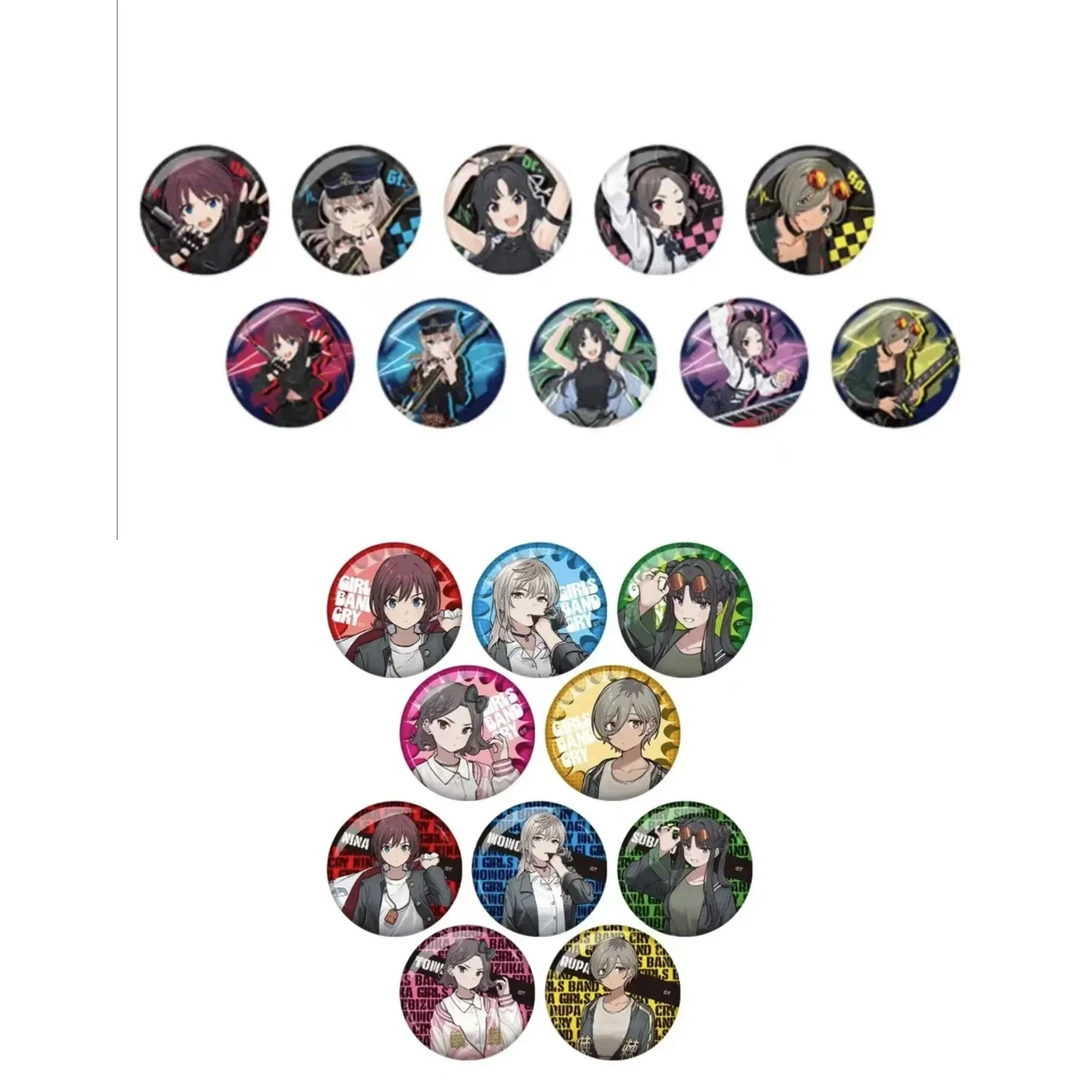 哭泣少女乐队gbc  hmv联动极道/爆裂绽放吧唧【盲袋代拆】