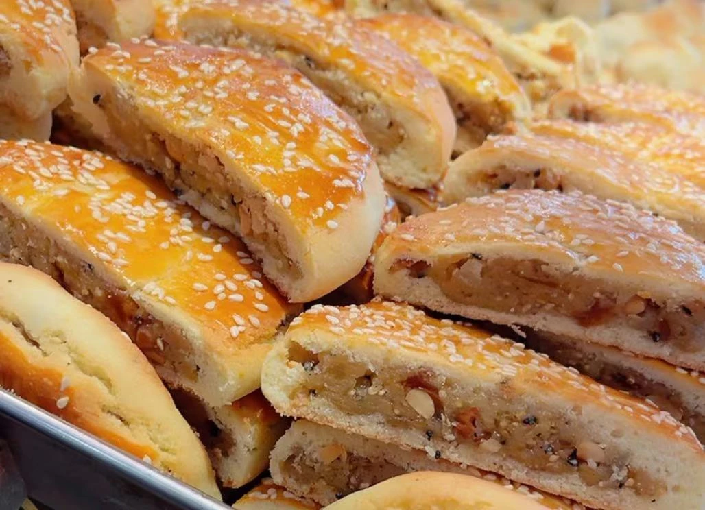 （五仁礼饼）哈尔滨北三凯奇五仁小礼饼糕点老式月饼办公室零食