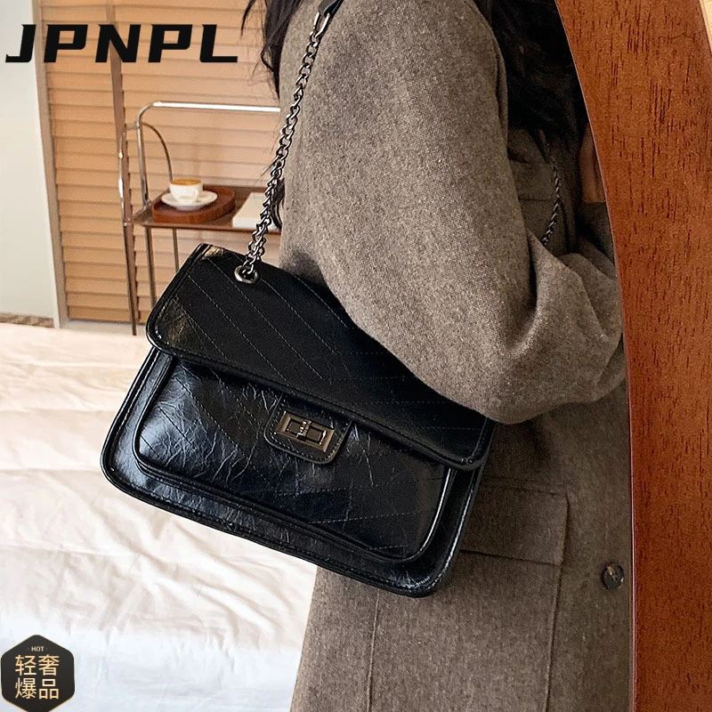 JPNPL通勤包包小众链条包包女时尚单肩斜挎包高级感包