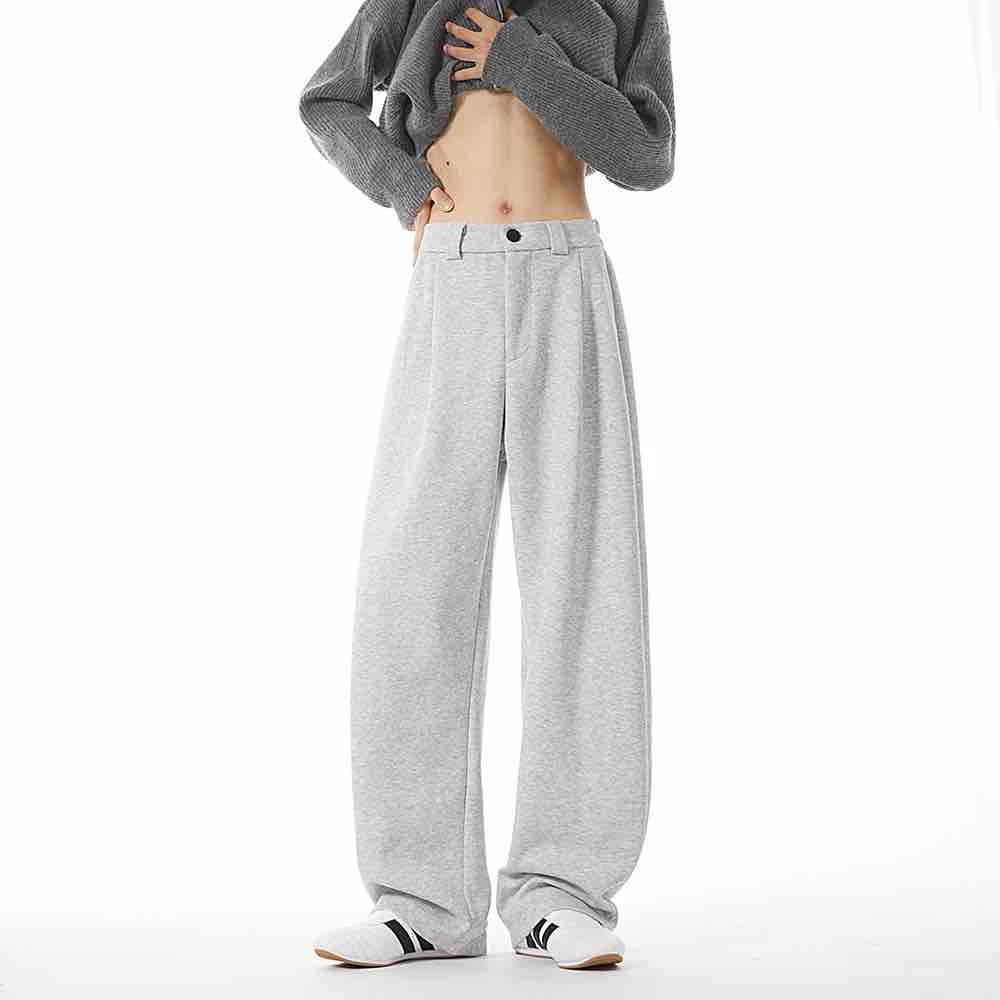 美式复古弯刀卫裤男重磅潮牌宽松阔腿休闲百搭潮流垂感拖地长裤