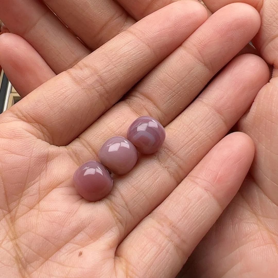 【闪购商品】玛瑙/玉髓珠宝奇石未镶嵌熙*粉糯老型福利价