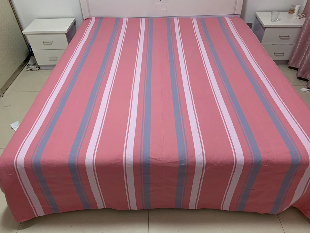 手工粗布四批增斜纹，带蕾丝花边