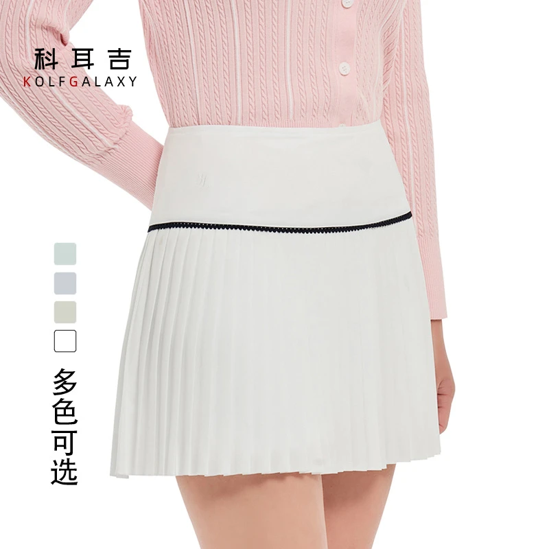 科耳吉高尔夫女装羽毛球网球运动修身显瘦时尚休闲防走光短裙短款