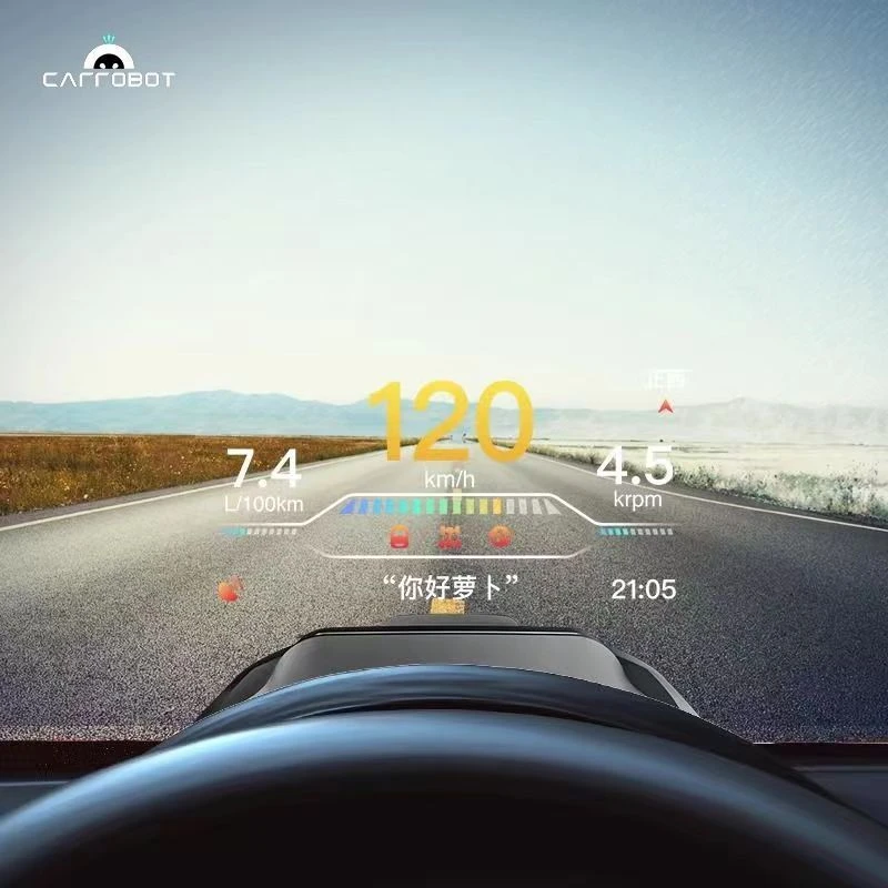车萝卜hud智炫版抬头显示仪汽车车载高德智能导航投屏多功能全新