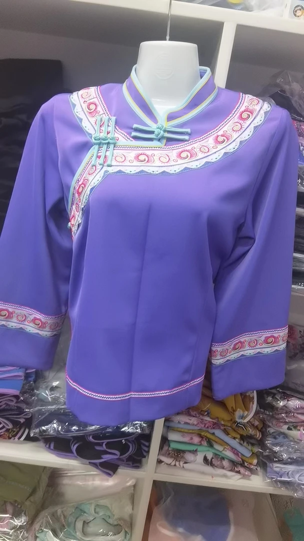 夏季新款壮族少数民族特色服装绣花中国风女士日常