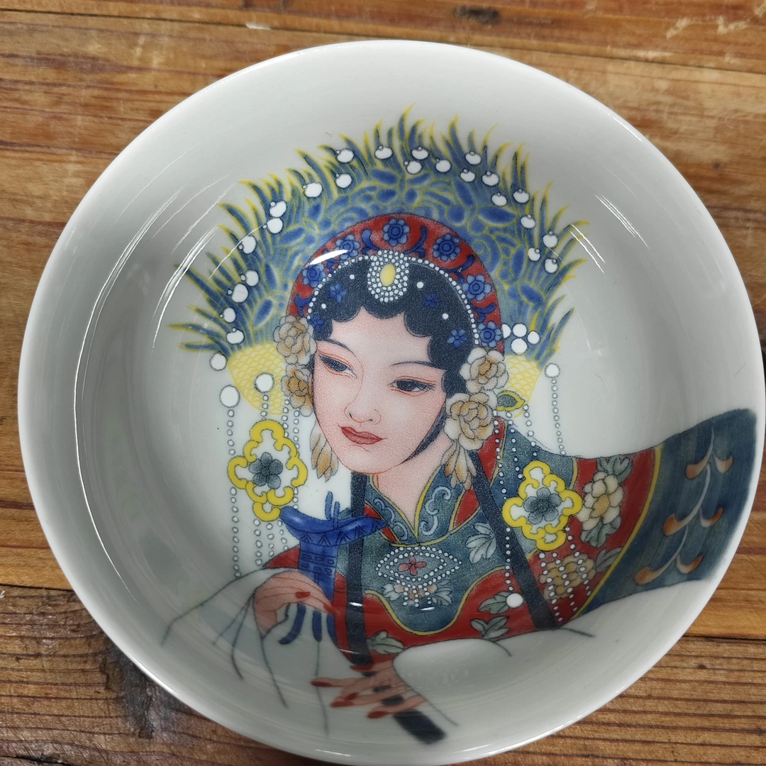 景德镇高温普洱杯口径九点五公分高度三点五公分容量80CC