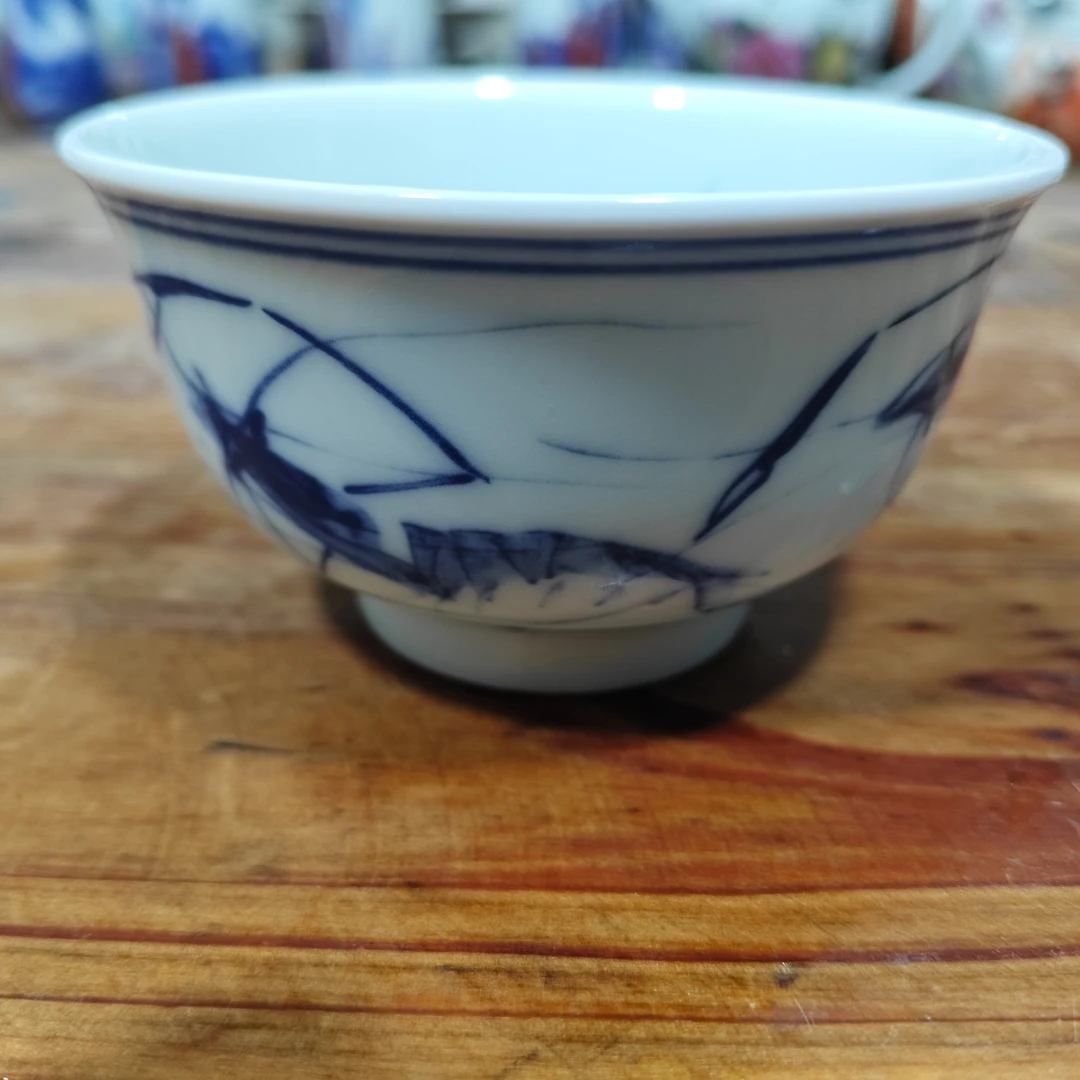 景德镇民族茶碗口径九公分高度五公分容量120CC