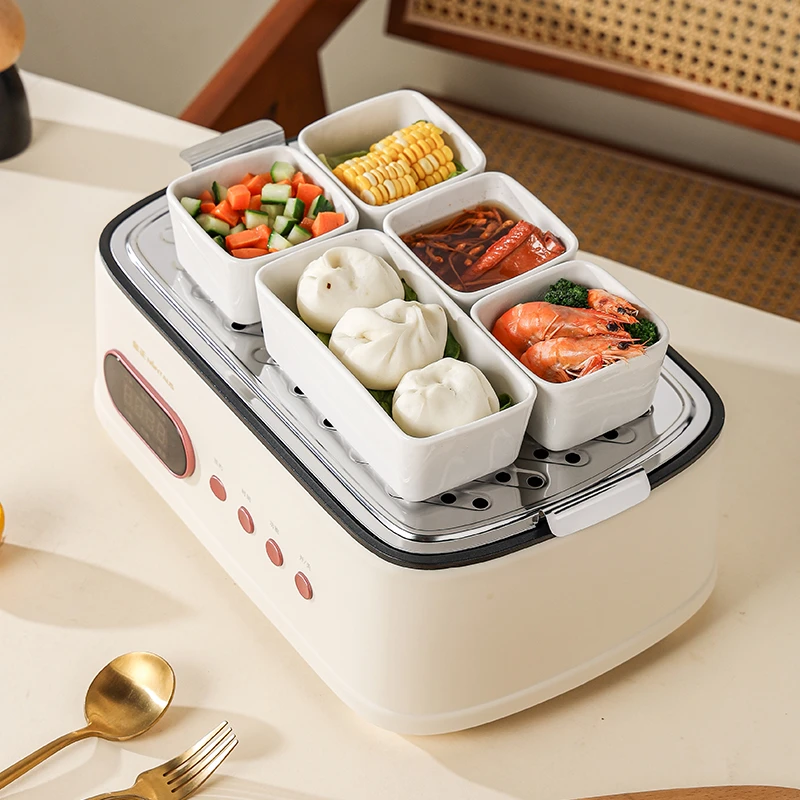 家用陶瓷蒸蛋碗电蒸锅专用小吃碗火锅蘸料碗蒸箱蒸锅耐冷耐热方碗