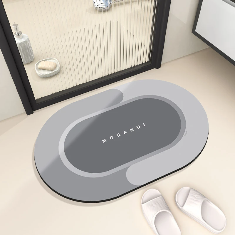 浴室地垫防滑耐脏卫生间吸水家用加厚耐脏脚垫可定制厕所门垫防摔