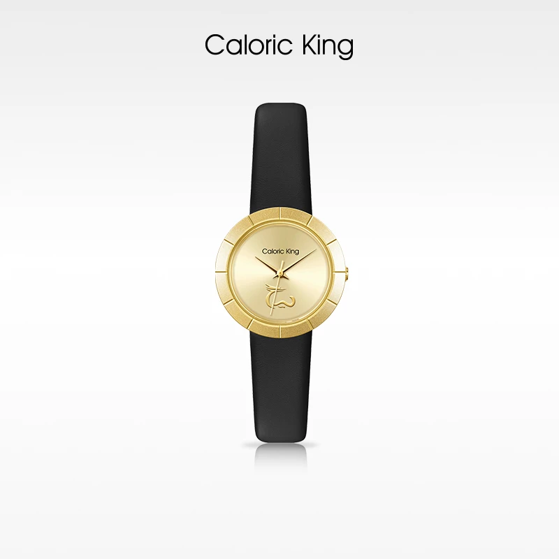 Caloric King【小龙女】致简系列时尚休闲皮带女款腕表五金女孩