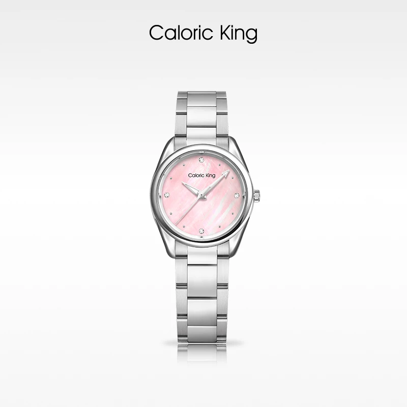Caloric King【彩盘】系列镶钻母贝盘轻奢手表女款五金女孩