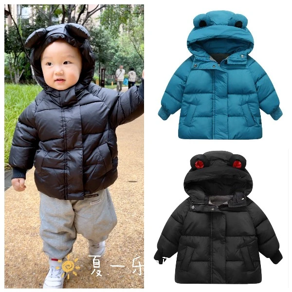 【夏一乐专享】2022新款儿童加绒加厚韩版保暖洋气棉服外套童装