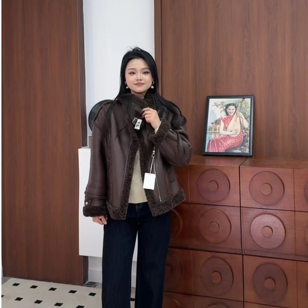 【苏兰文】机车服夹克上衣-8366