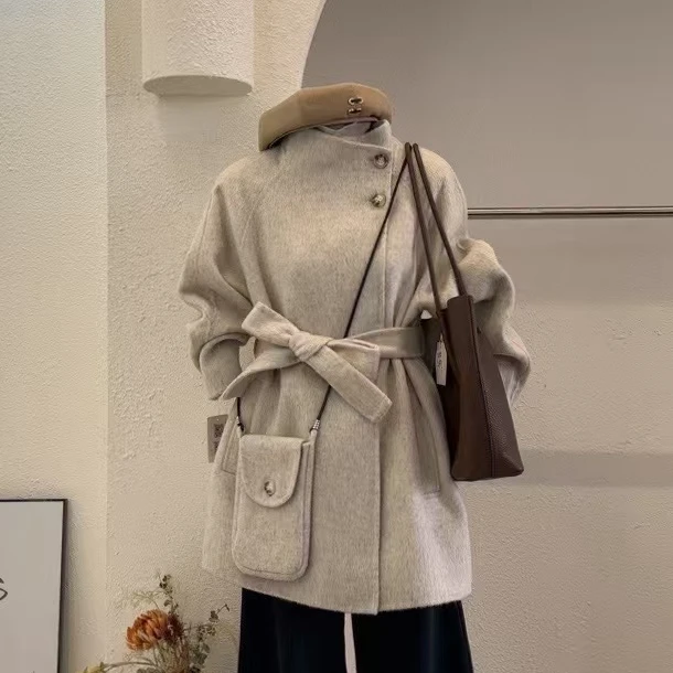 【苏兰文】气质大衣外套+包-2877-DY