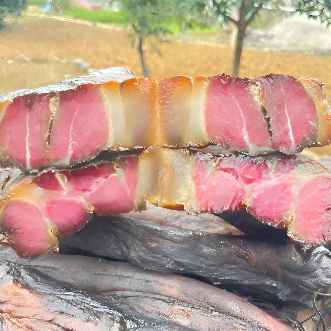 前腿肉3斤试吃土家传统烟熏黑猪前腿腊肉
