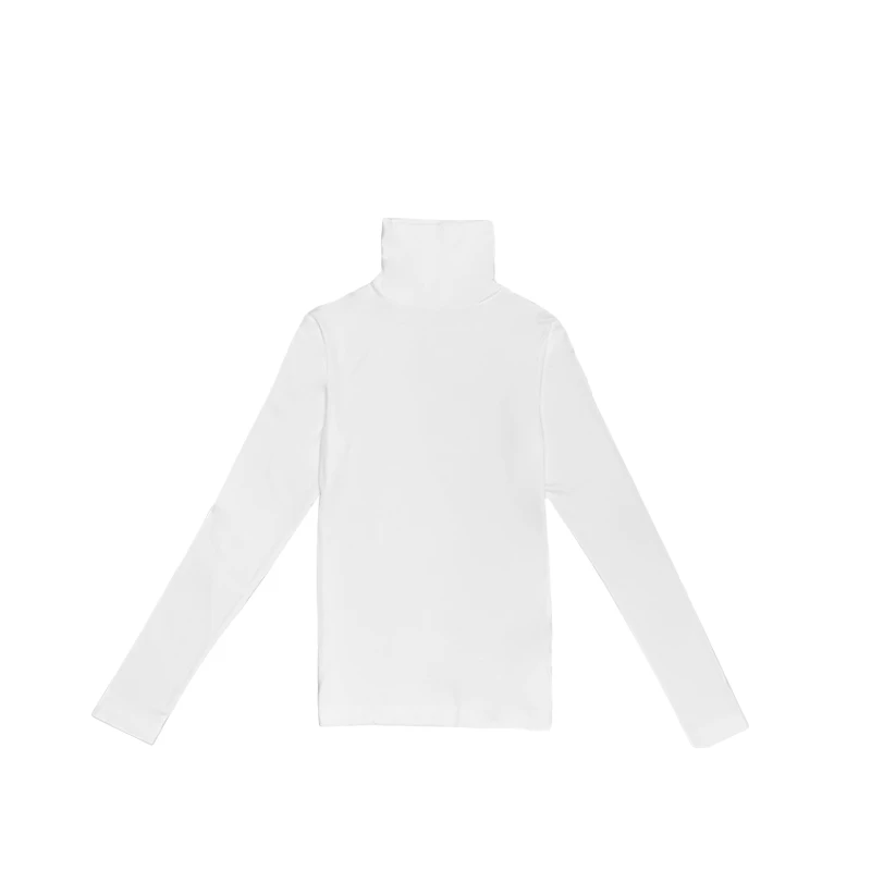 2025 秋冬新款纯色高领套头打底衫V1045