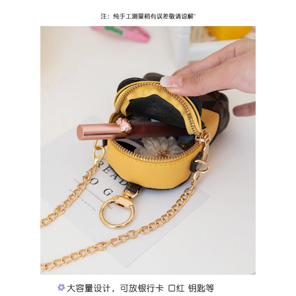 【专属】女ins风轻奢时尚斜挎小巧可爱迷你钥匙小包包零包
