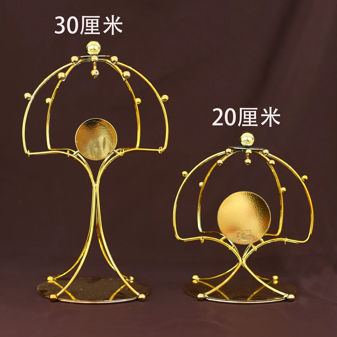 帝澳花昌 首饰展示架 摆件婚礼简约新娘头饰皇冠金属保色展示架子