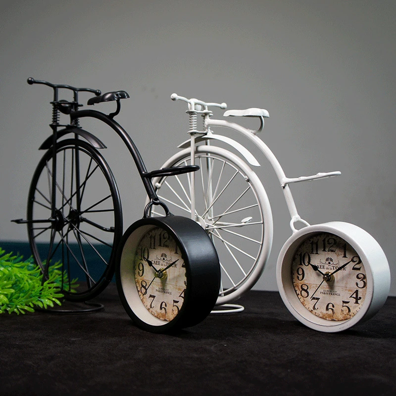 创意自行车模型复古手工家居磁悬浮书房装饰品摆件生日礼物工艺品