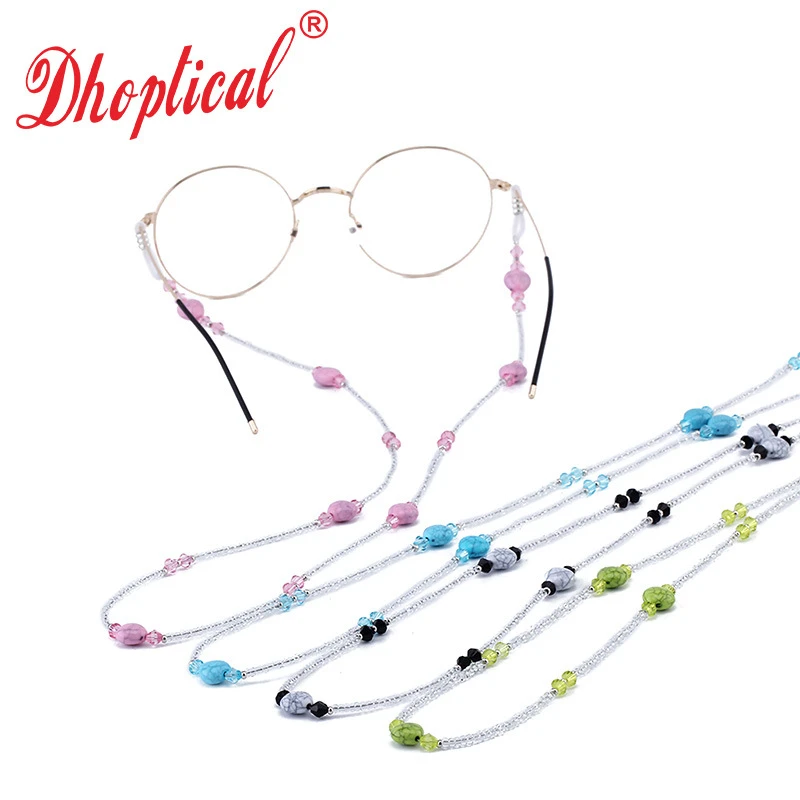 心形眼镜链，网红复古眼镜挂绳，防滑链欧美眼镜带B063