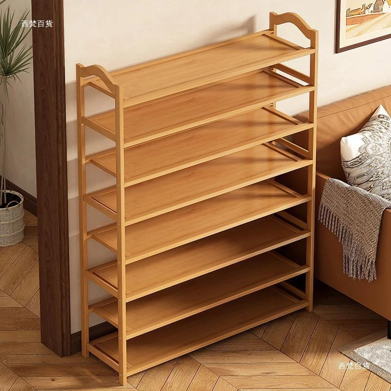 鞋架鞋柜简易多层防尘家用放门口收纳实木经济型置物架宿舍用新款