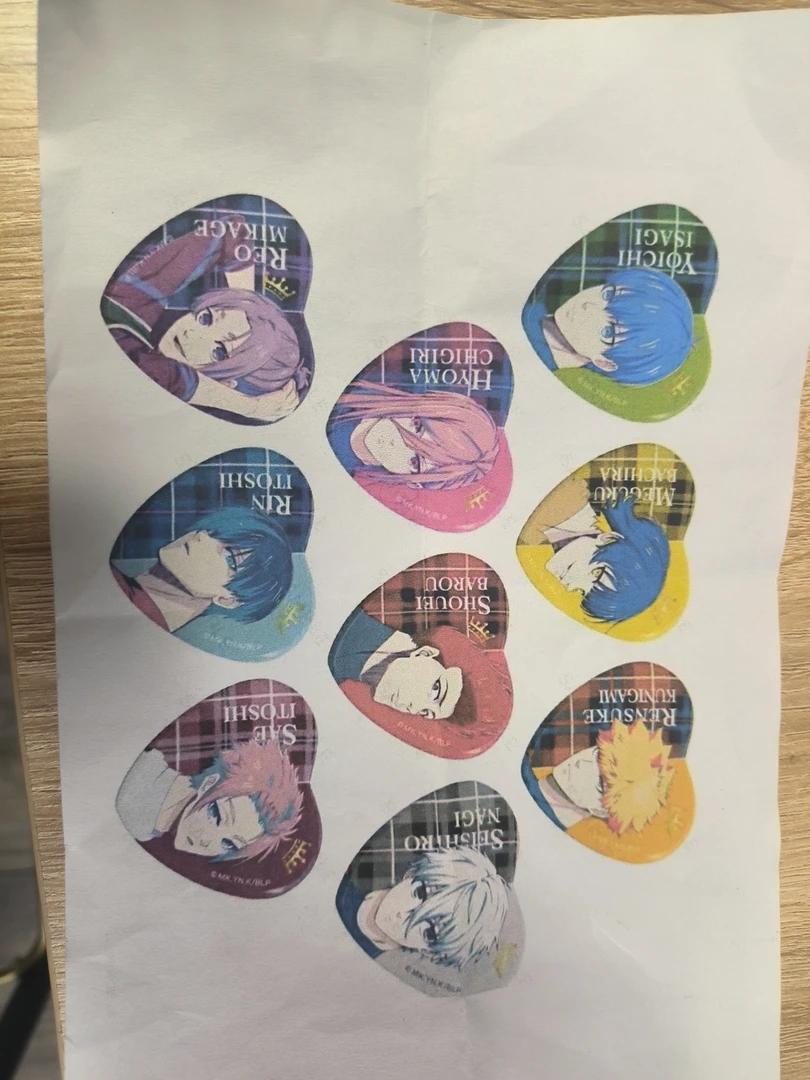 蓝色监狱gaf心型吧唧徽章