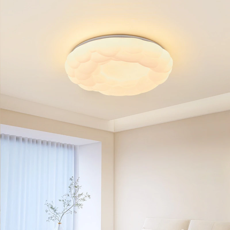 大观园护眼吸顶灯主卧室灯房间灯现代女孩云朵奶油风餐厅灯具2205