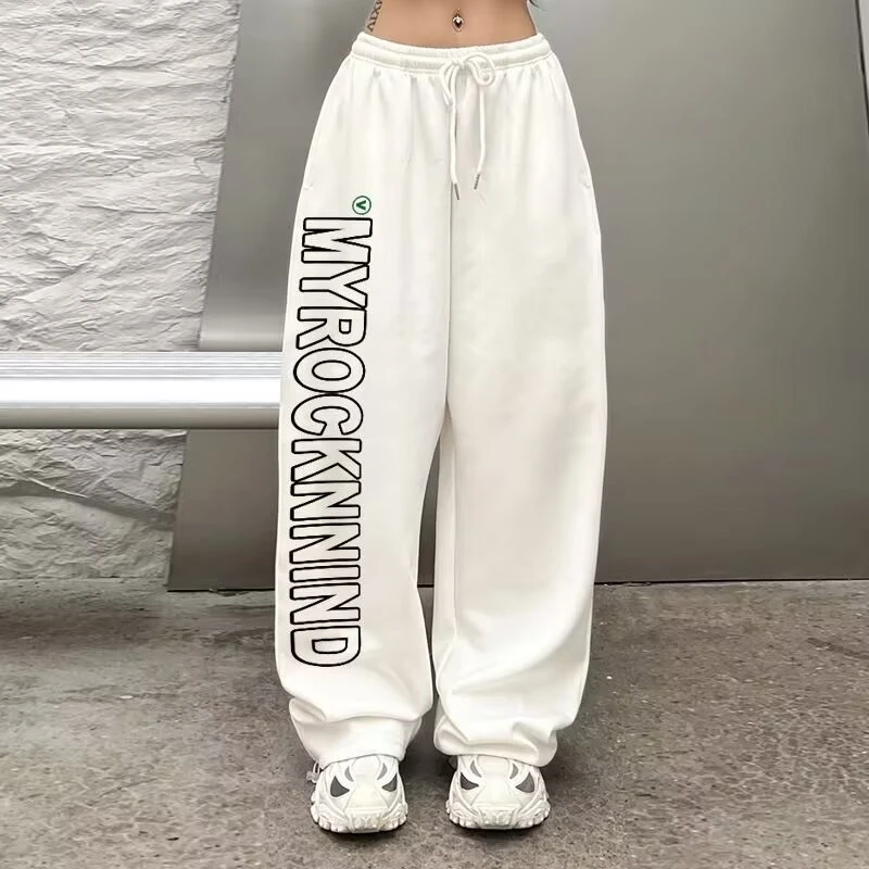 开学必备百搭休闲裤男宽松直筒休闲裤潮男束脚裤子百搭港风潮男裤