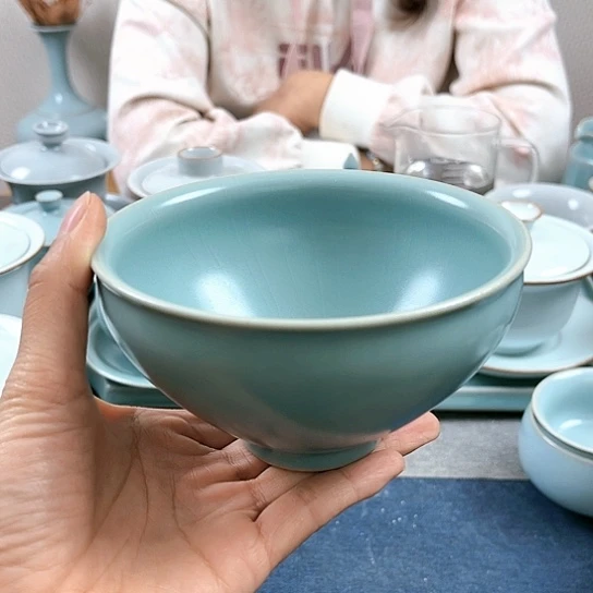 杯仿古釉全品鸡心碗