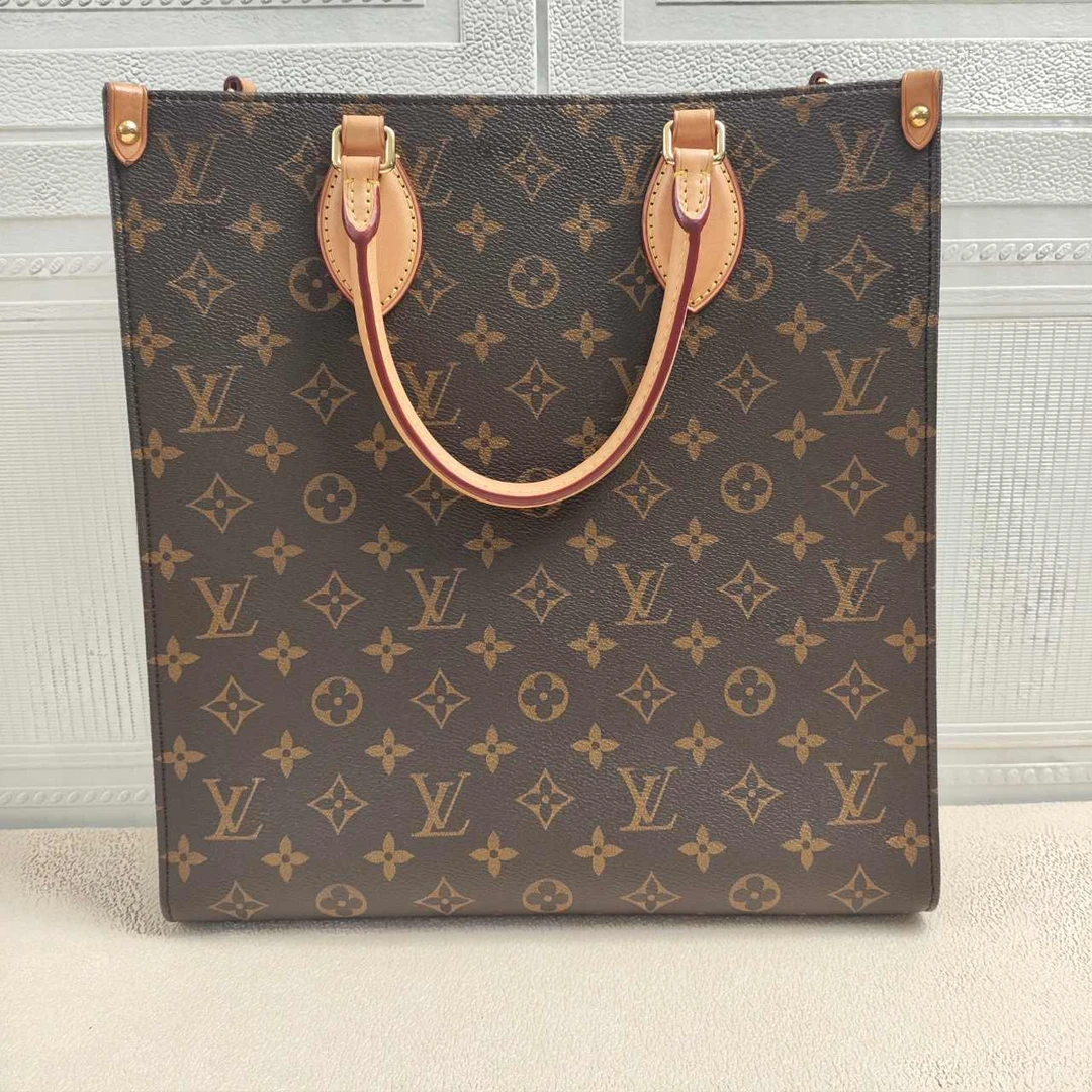 95新 LV LV老花手提包单肩包包底长30.5棕色/单肩包手提包